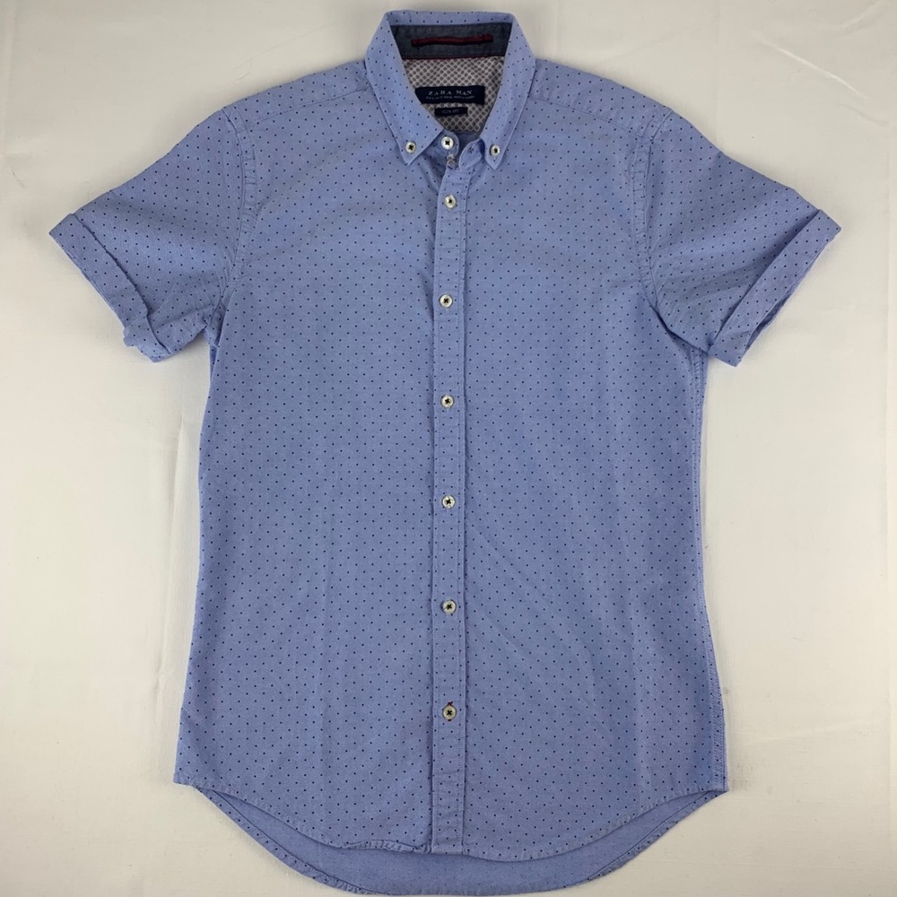 ZARA Man Button up Shirt Slim Fit Small
